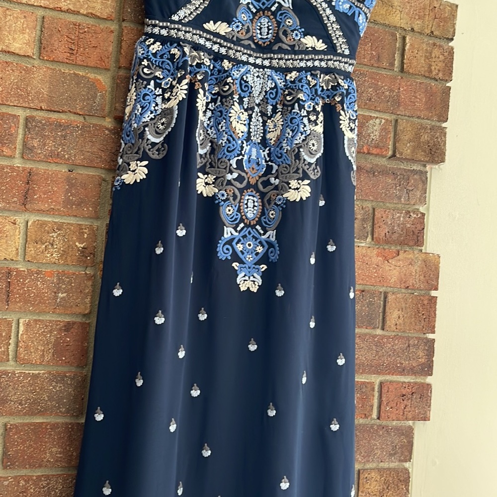 NWT Altar’d State Corabeth Maxi Dress Embroidered S - Picture 6 of 12